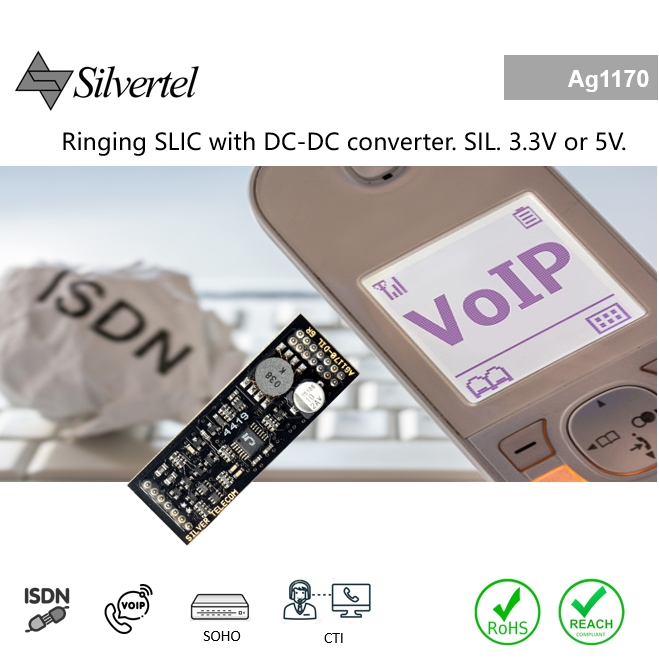 Ag1170 Ringing SLIC with DC-DC converter | McCoy Holdings Pte Ltd